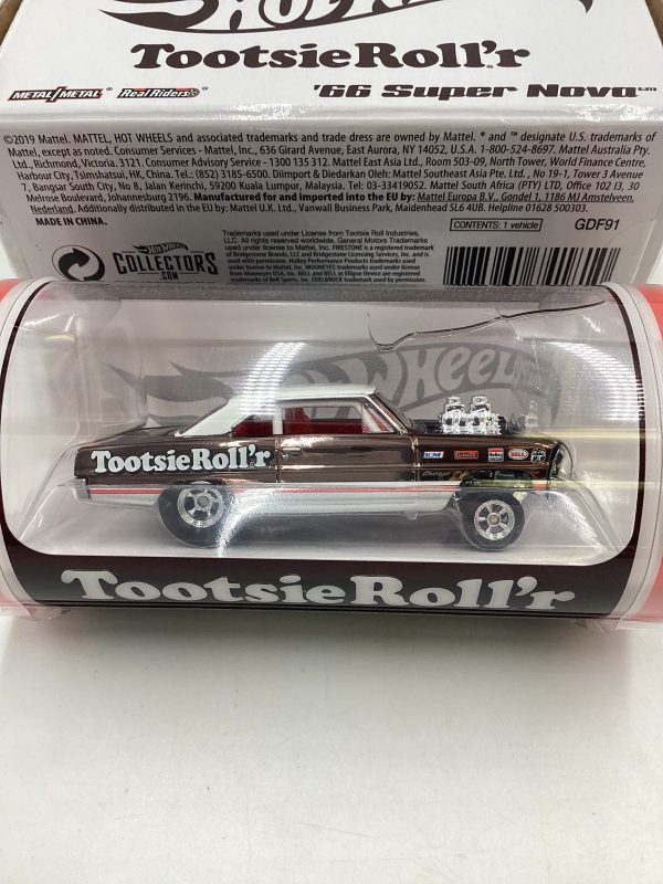 2021 Hot Wheels RLC Tootsie Roll’r #03012 12500 66 Super Nova Cracked Blister Sale