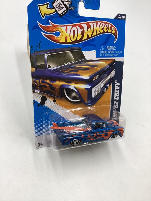 2012 HW Heat Fleet #154 Custom 62 Chevy Blue 17A For Discount