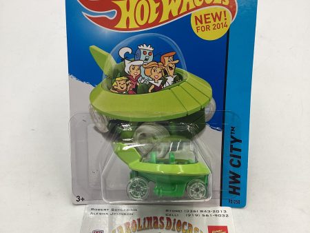 2014 HW City #90 The Jetsons Capsule car 121F Online Hot Sale