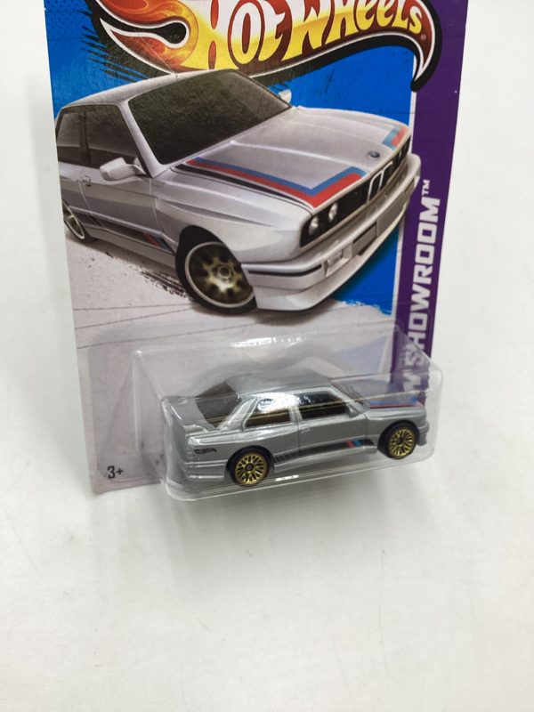 2013 Hot Wheels #172 HW Showroom 92 BMW M3 Silver 109H Supply