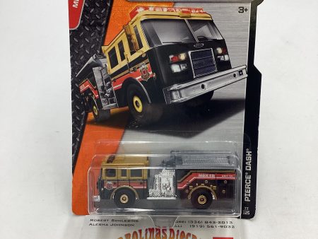 2016 MB Heroic Rescue #77 Pierce Dash Fire Truck Black 206C Online Hot Sale