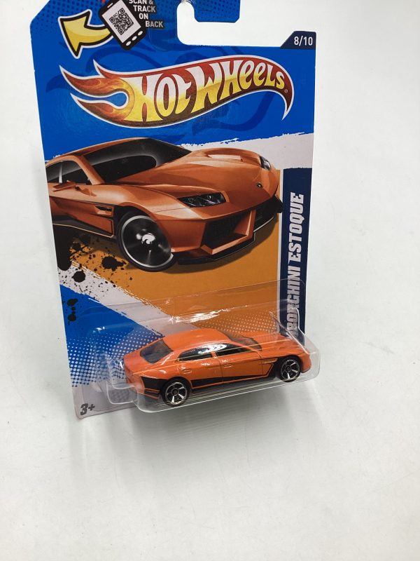 2012 Hot Wheels All Stars #128 Lamborghini Estoque Orange 101B on Sale