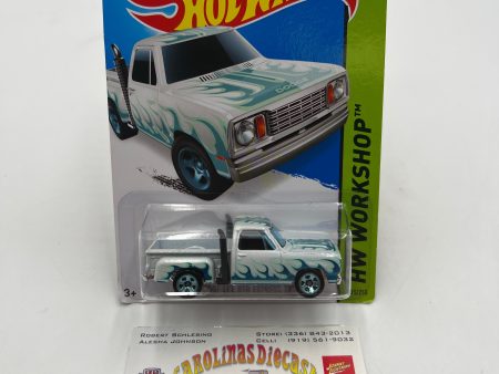 2014 Hot Wheels Workshop #215 78 Dodge Lil Red Express Truck White 42C Hot on Sale