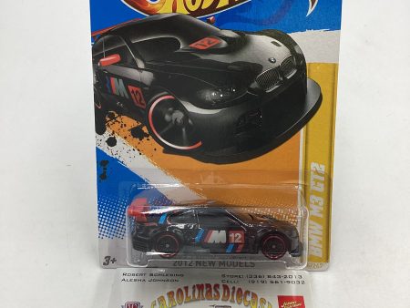 2012 Hot Wheels New Models #5 BMW M3 GT2 Black Cheap