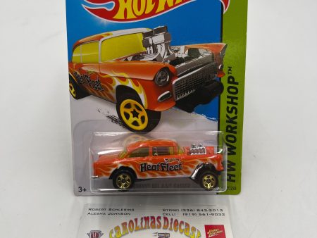 2015 Hot Wheels Workshop #207 55 Chevy Bel Air Gasser Orange 12A Cheap