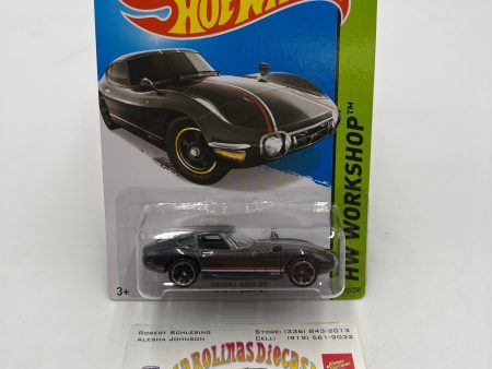 2014 Hot Wheels Workshop #192 Toyota 2000 GT Black 94F Online Sale