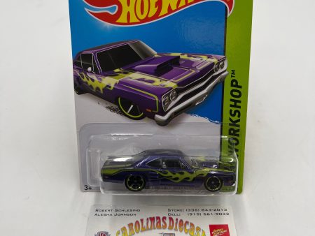 2014 Hot Wheels Workshop #212 69 Dodge Coronet Superbee Purple 38D Supply