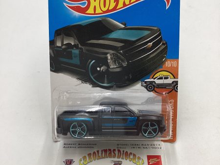 2017 Hot wheels Hot Trucks #159 Chevy Silverado Black 16C For Discount