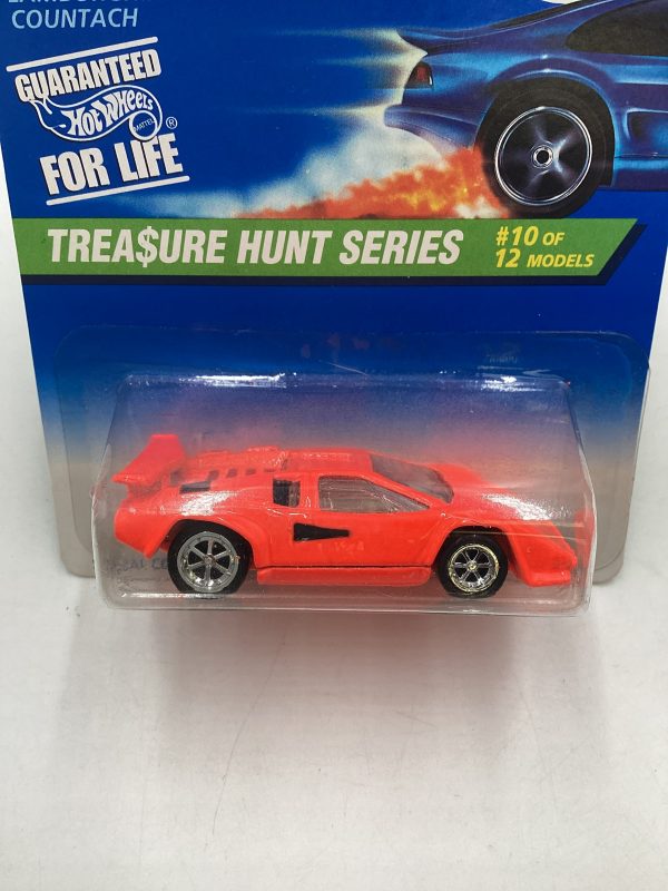 1996 Hot Wheels Treasure Hunt 10 12 Lamborghini Countach #429 274E on Sale