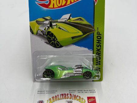 2014 Hot Wheels Workshop #226 Twin Mill III Green 113A Online Sale