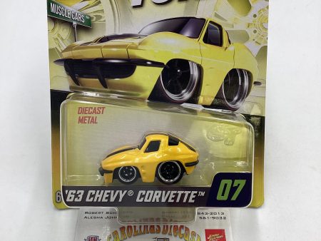 2024 Car Tuned Series 1 #7 63 Chevy Corvette 185A For Discount