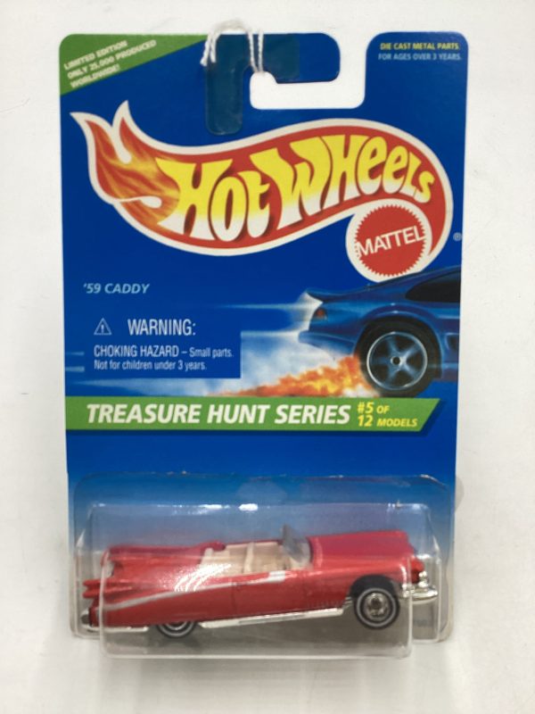 1996 Hot Wheels Treasure Hunt 5 12 59 Caddy #432 273E Online now