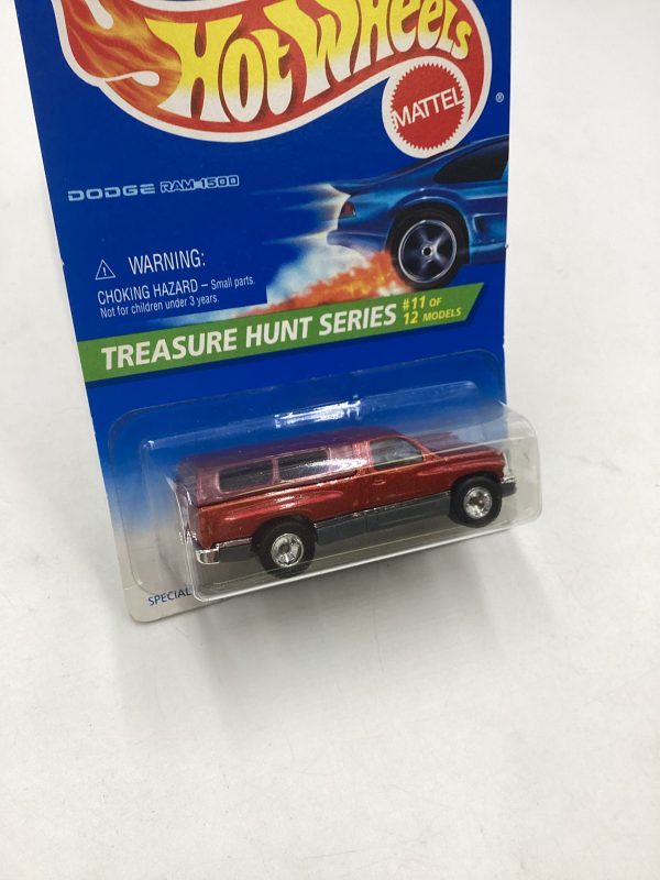 1996 Hot Wheels Treasure Hunt 11 12 Dodge Ram 1500 #438 274E Fashion