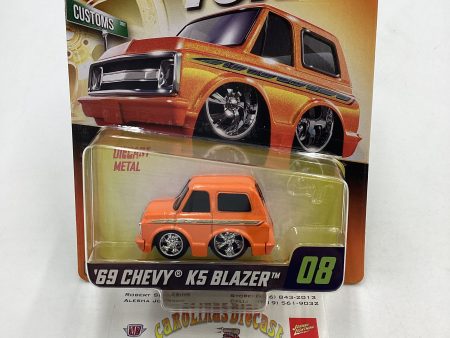 2024 Car Tuned Series 1 #8 69 Chevy K5 Blazer Orange 185A Online Hot Sale