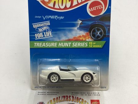 1996 Hot Wheels Treasure Hunt 6 12 Dodge Viper RT 10 White #433 273E Fashion