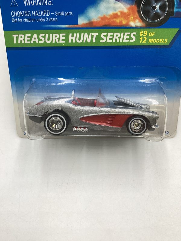 1996 Hot Wheels Treasure Hunt 9 12 58 Corvette #436 274E Fashion