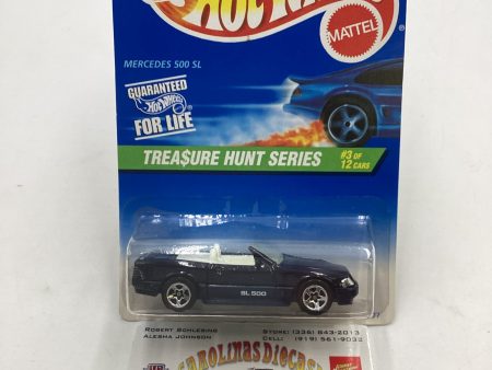 1997 Hot Wheels Treasure Hunt 3 12 Mercedes 500 SL #580 273C Online Hot Sale