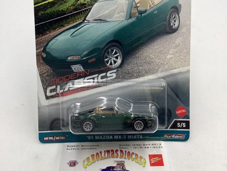 2023 HW Modern Classic #5 91 Mazda MX-5 Miata 243D Sale