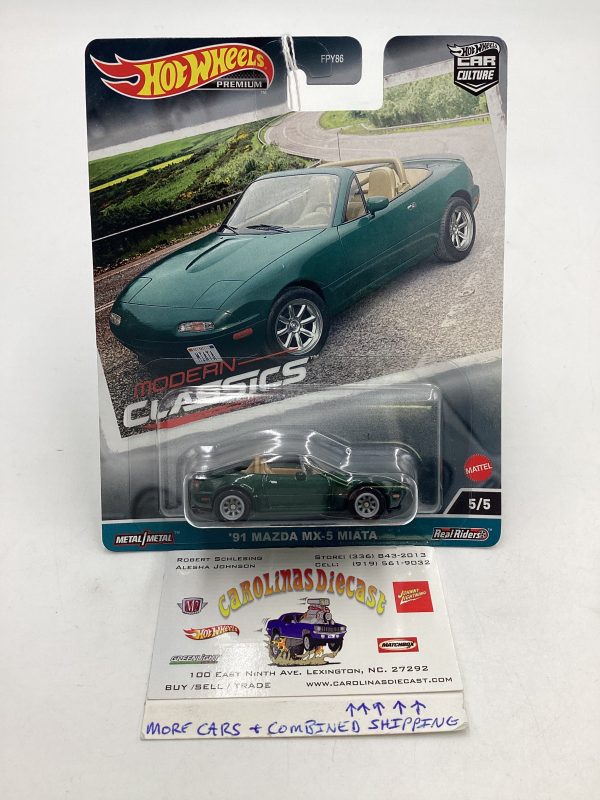 2023 HW Modern Classic #5 91 Mazda MX-5 Miata 243D Sale