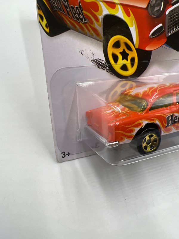 2015 Hot Wheels Workshop #207 55 Chevy Bel Air Gasser Orange 12A Cheap