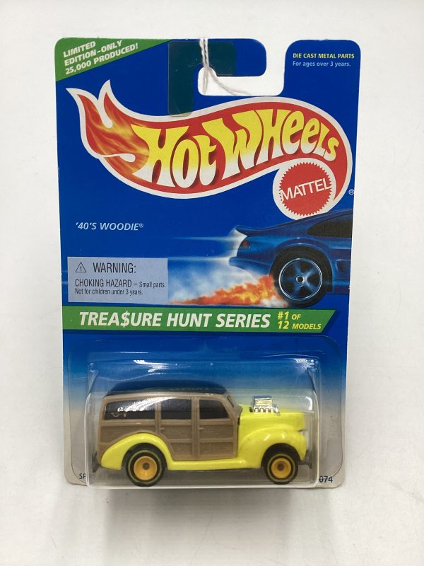 1996 Hot Wheels Treasure Hunt 1 12 40’s Woodie #428 Supply