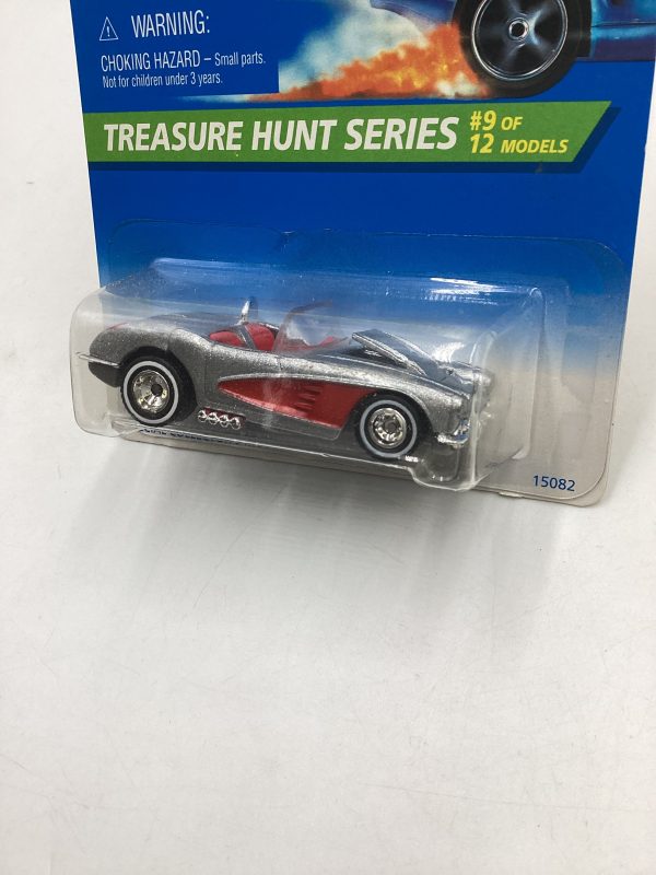 1996 Hot Wheels Treasure Hunt 9 12 58 Corvette #436 274E Fashion