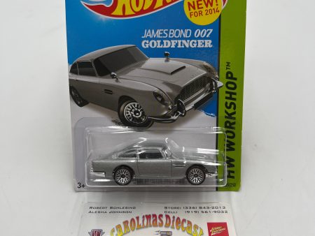 2014 Hot Wheels Workshop #200 Aston Martin 1963 DB5 James Bond 007 105F Sale