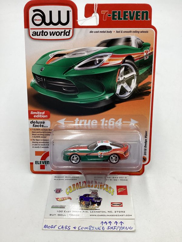 Auto world 7-Eleven 7-11 2012 Dodge Viper 181B Online now