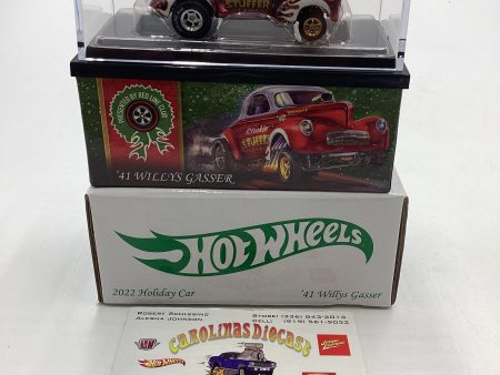 2022 Hot Wheels RLC Holiday #22494 30000 ‘41 Willys Gasser Online Hot Sale