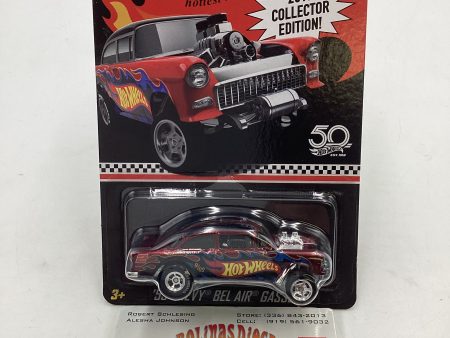 2018 Hot wheels RLC collector edition K- Mart 55 Chevy Bel Air Gasser with protector Online now