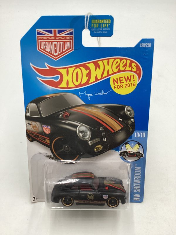 2016 Hot wheels Magnus Walker #120 Porsche 365A Outlaw Black 100C Online Hot Sale