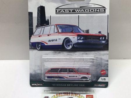 2021 Hot wheels Car Culture Fast wagons #1 69 Nissan Skyline Van 244J Sale