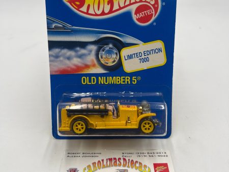 1993 Hot Wheels Limited Edition 1 7000 Old Number 5 Yellow W Protector Fashion