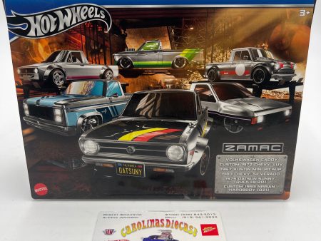 2024 Hot Wheels Walmart Exclusive Zamac Trucks Box Set of 6 Supply