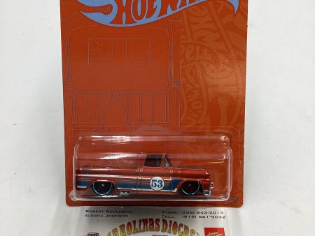 2021 Hot wheels 53rd anniversary Orange and blue Custom 62 Chevy Pickup 158B Supply