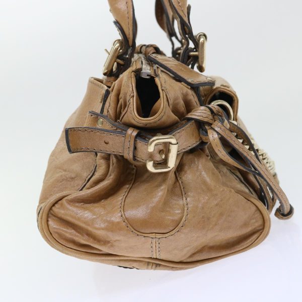 Chloe Paddington Hand Bag Leather Brown 04-07-532  bs7515 Supply