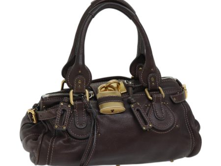 Chloe Paddington Shoulder Bag Leather Brown  ep4026 Sale