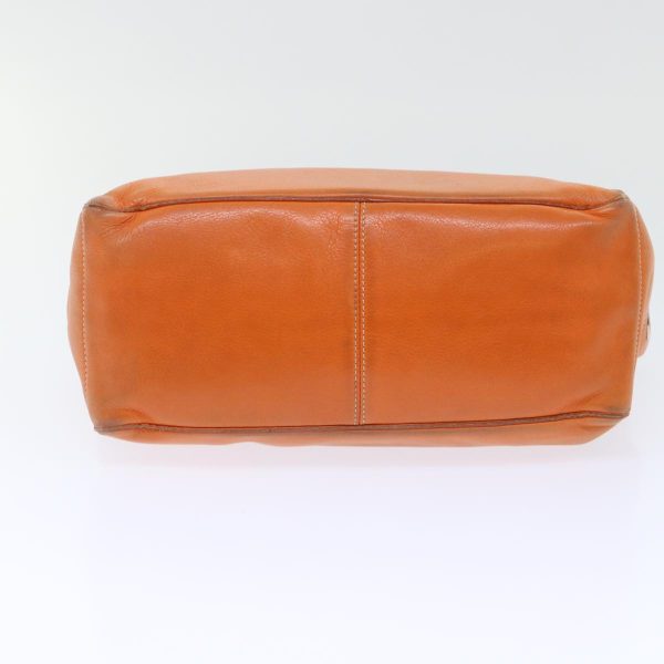 CELINE Hand Bag Leather Orange ep1358 Supply