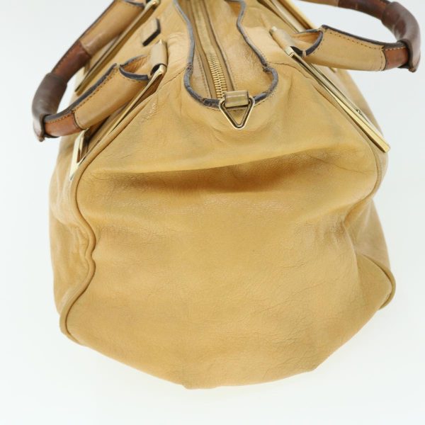 Chloe Etel Hand Bag Leather 2way Yellow  51664 Online Hot Sale