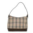 BURBERRY Nova Check Shoulder Bag Nylon Leather BeigeNew 47677 on Sale