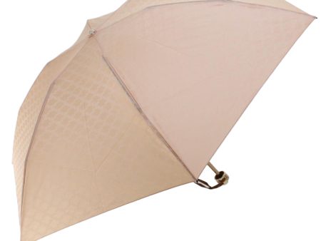 CELINE Macadam Canvas Folding Umbrella Nylon Pink Beige yk7831B Cheap