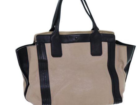 Chloe Hand Bag Leather Beige  yk11964 Discount