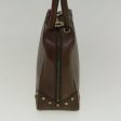 CELINE Hand Bag Leather Brown bs9808 For Cheap