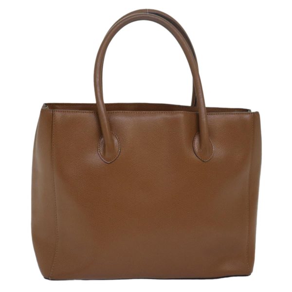 CELINE Hand Bag Leather Brown 81859 For Sale