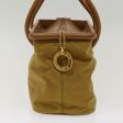 CELINE Hand Bag Nylon Khaki ar9963 Supply