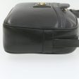 CELINE Horse Carriage Macadam Shoulder Bag Leather Black am1005g Online Hot Sale