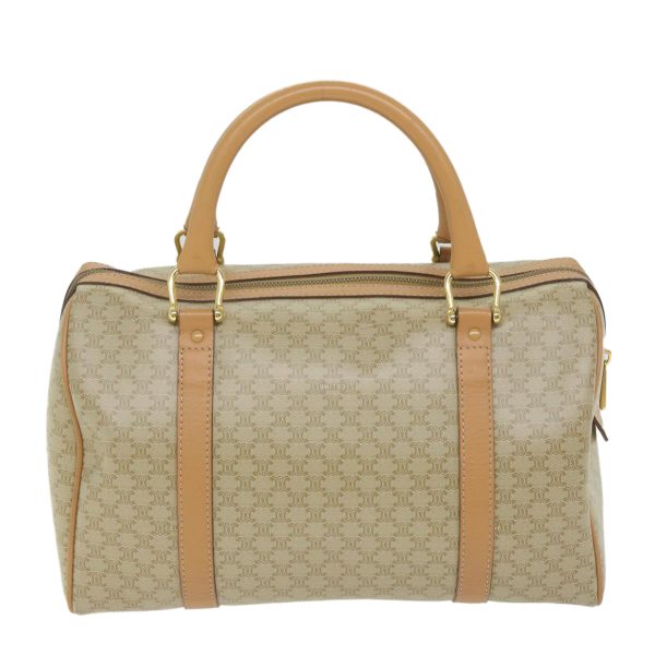 CELINE Macadam Canvas Boston Bag Beige am5215 Discount