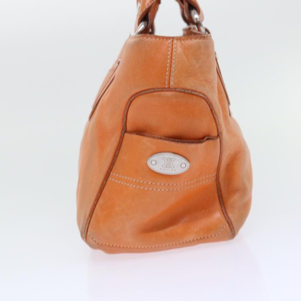 CELINE Hand Bag Leather Orange ep1358 Supply