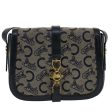 CELINE C Macadam Canvas Shoulder Bag Navy ar10062 Discount