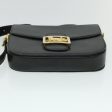 CELINE Horse Carriage Shoulder Bag Leather Black ep1453 Cheap